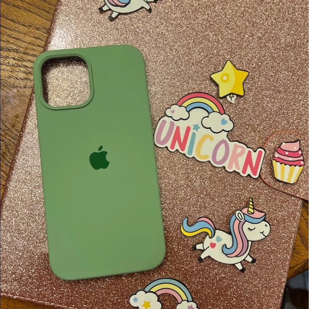 Selling my green leather Apple iPhone 12 Pro Max. I have never used it